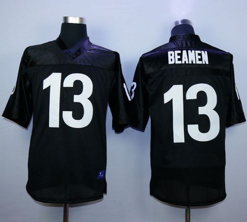 Any Given Sunday #13 Willie Beamen Black Stitched Football Jersey - Click Image to Close